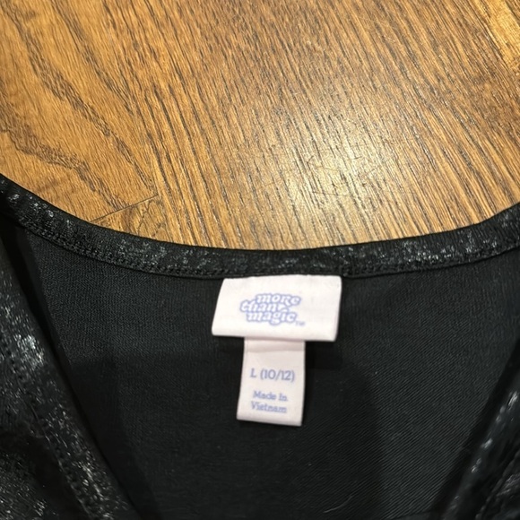 NWT More than Magic Girls Tanktop Black Size Large - Picture 4 of 5
